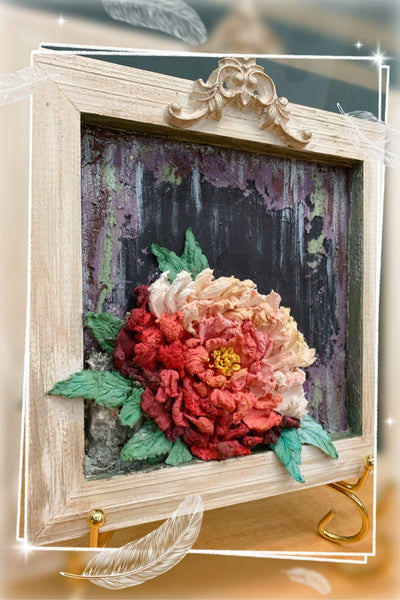 壁飾雕塑繪畫 (Sculpture painting)俄羅斯刮刀花  體驗課