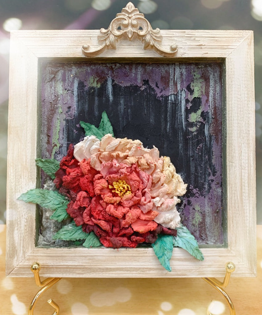 壁飾雕塑繪畫 (Sculpture painting)俄羅斯刮刀花  體驗課