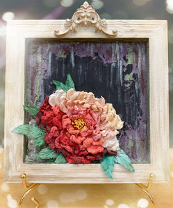 壁飾雕塑繪畫 (Sculpture painting)俄羅斯刮刀花  體驗課